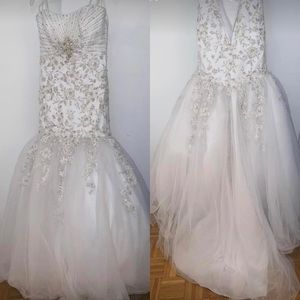 Mermaid White Wedding Dress